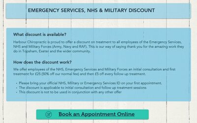 NHS, Emergency Services and Military discount